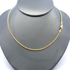 Chain Mini Cuban Link 2mm 18" 10K