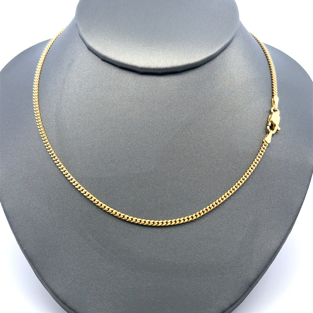 Chain Mini Cuban Link 2mm 20" 10K