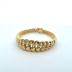 Bracelet Princess Cut 17.5mm 7.5" 10K