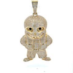 Pendant Pavé Hip-Hop Character 68 10K