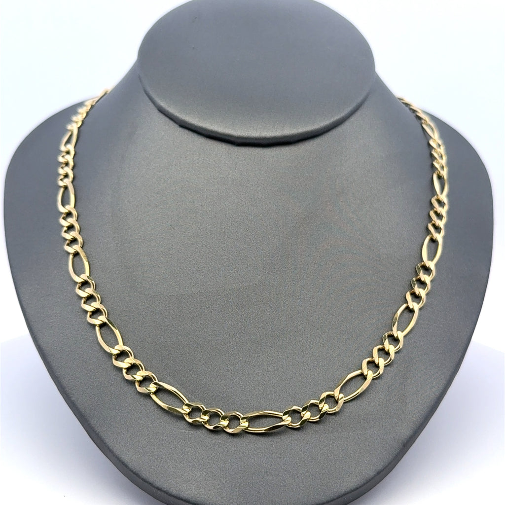 Chain Figaro 5.5mm 18" 10K