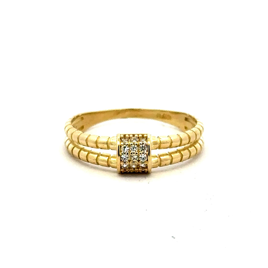 Ring Chic Women 7.5 1.5mm 10K