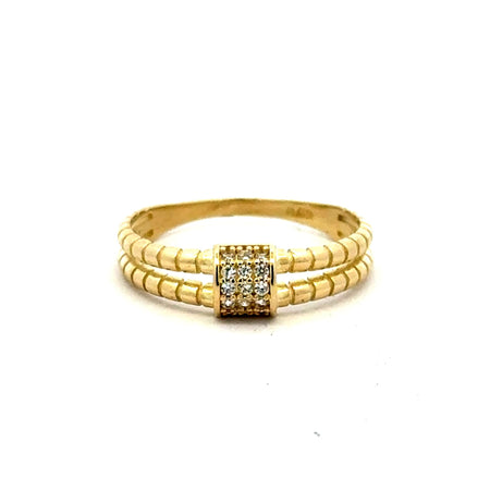 Ring Chic Women 7.5 1.5mm 10K