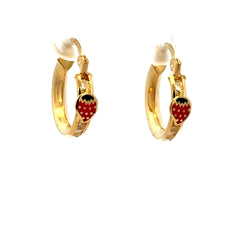 Earrings Fancy Hoops 16.5 3mm 10K