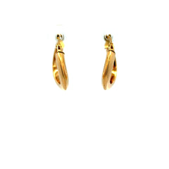 Earrings Twisted Hoops 19 3mm 10K