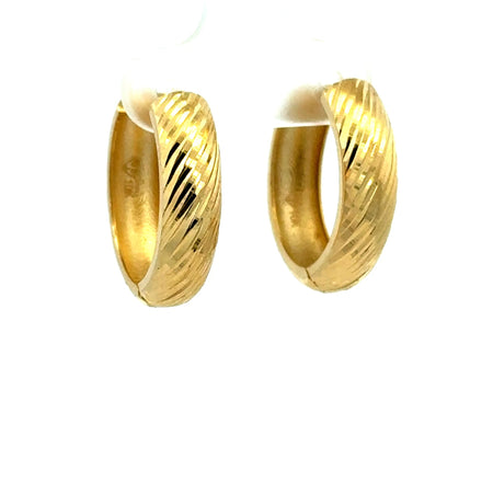 Earrings Fancy Hoops 21 5.5mm 10K