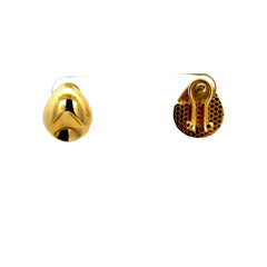 Earrings Omega Lock 16 14mm 10K