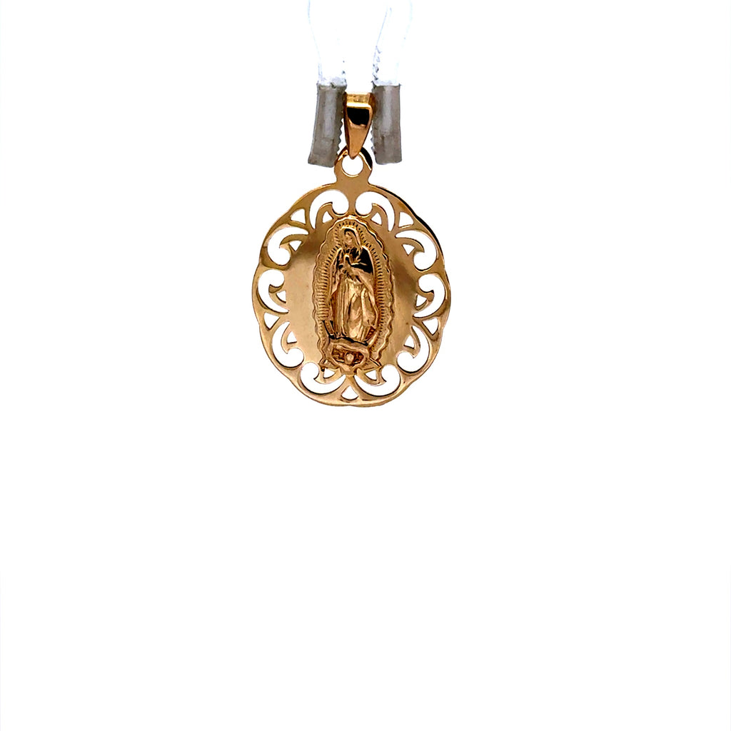 Pendant Our Lady of Guadalupe 27.5 10K