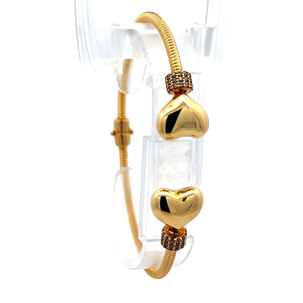 Bangle Threaded Pipe 17 2.5mm 14K
