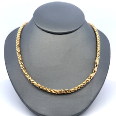 Chain Wheat Spiga Link 4mm 16" 10K