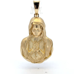 Pendant Praying Virgin Mary 70.5 10K