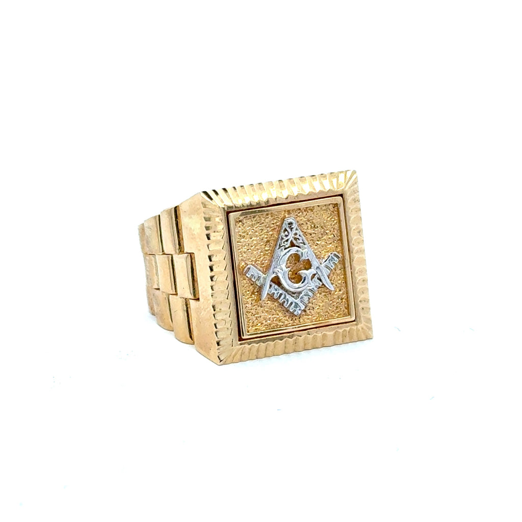 Ring Oyster Mason & G Motif 12.5 6.5mm 10K