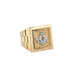 Ring Oyster Mason & G Motif 12.5 6.5mm 10K