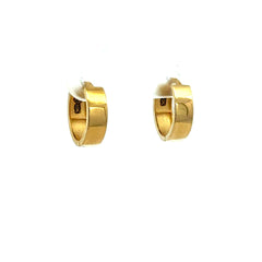 Earrings Stylish Hoops 12.5 3.5mm 10K