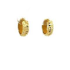 Earrings Stylish Hoops 12 4mm 10K