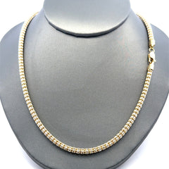 Chain Iced 3.5mm 22" 14K
