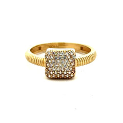 Golden Bull Basic 2.6 g Ring Chic Women 8 3mm 10K