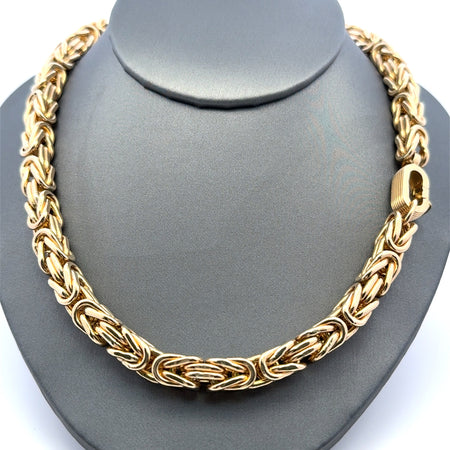 Chain Box Byzantine 7.5mm 18" 10K