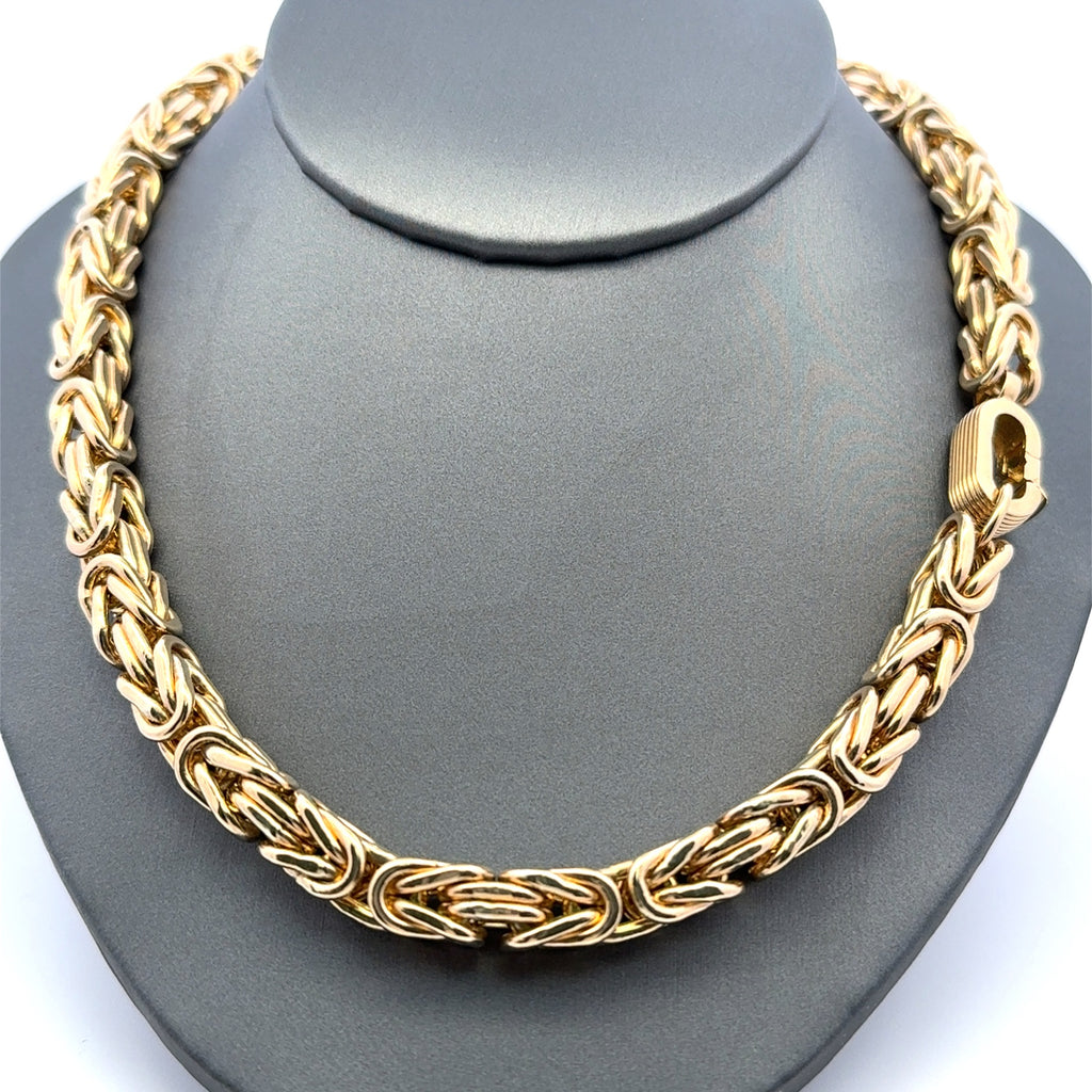 Chain Box Byzantine 7.5mm 18" 10K