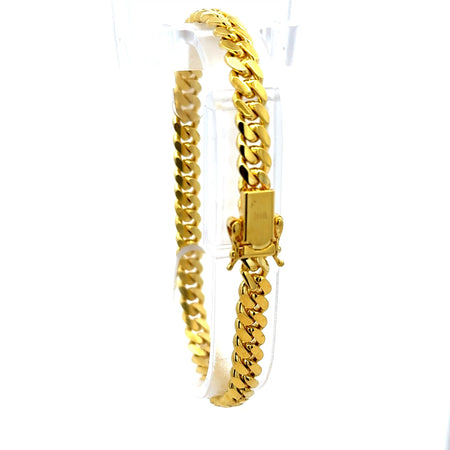 Bracelet Cuban Link 6mm 7.5" 14K
