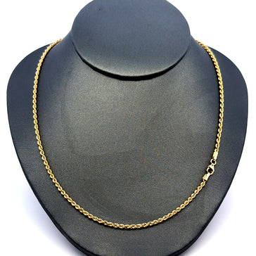 Chain Solid Rope 2mm 20" 10K