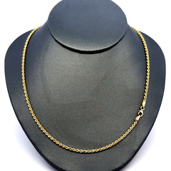 Chain Solid Rope 2mm 20" 10K