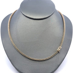 Chain Tennis without Stones White Gold 2.5mm 16" 10K