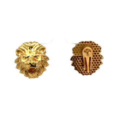 Earrings Omega Lock 24 22mm 10K