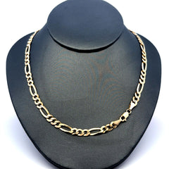 Chain Figaro 5.5mm 22" 14K