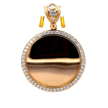 Pendant Memory with CZ Bezel 55 14K