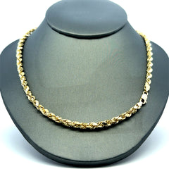 Chain Hollow Rope 4.5mm 24" 14K