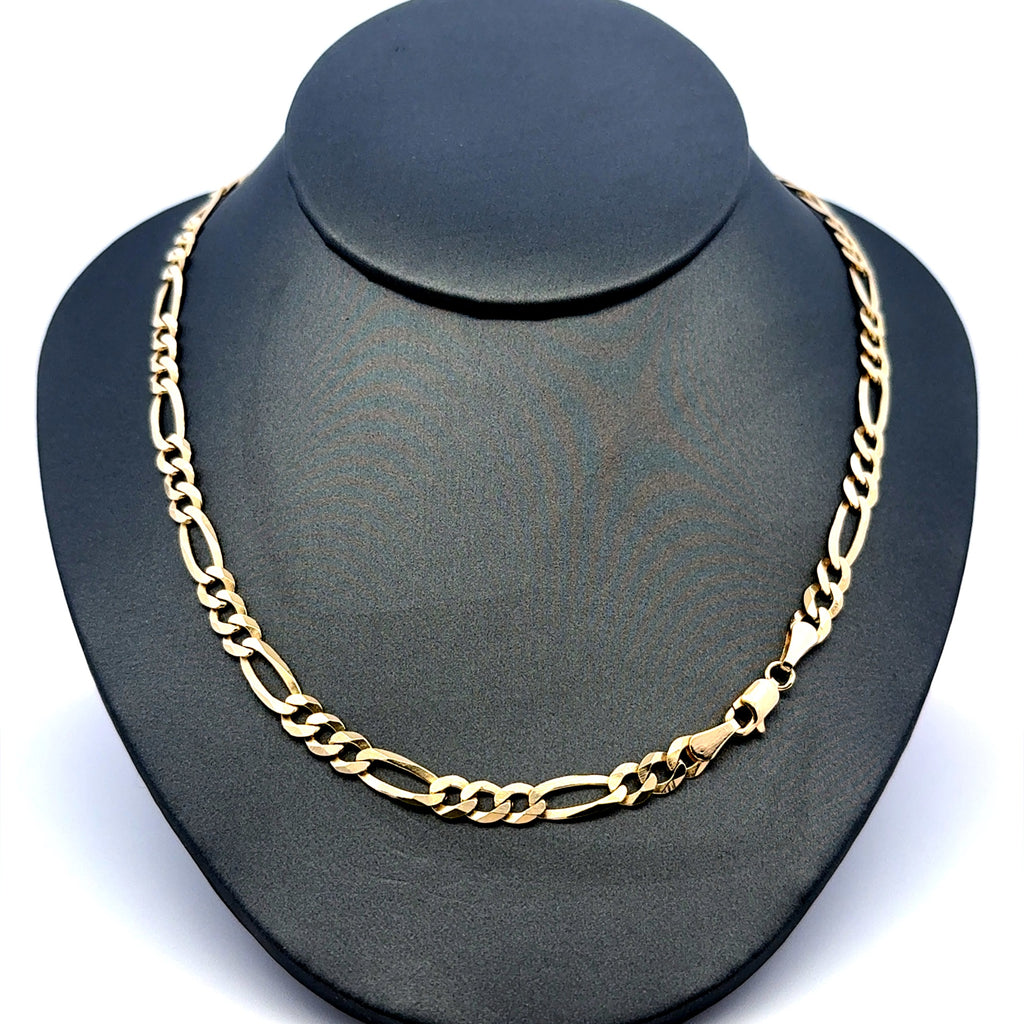 Chain Figaro 5.5mm 22" 14K