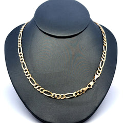 Chain Figaro 5.5mm 22" 14K