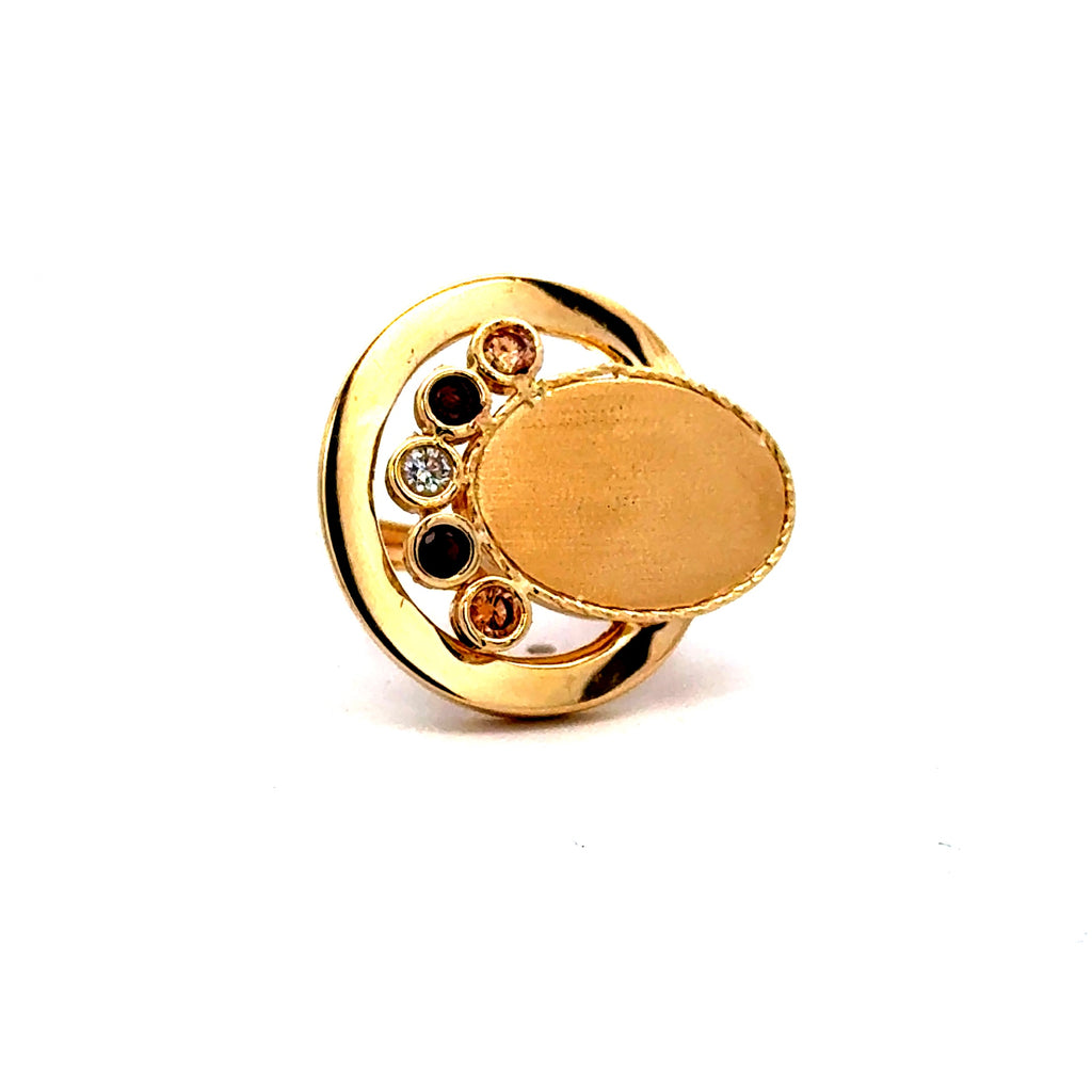Ring Women’s Shapes & CZ 7 2.5mm 14K