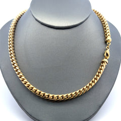 Chain Solid Franco 5mm 24" 14K