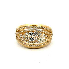 Ring Chic Women 7.5 2.5mm 10K