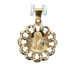 Pendant ‘Virgen de la Caridad del Cobre’ 33.5 10K