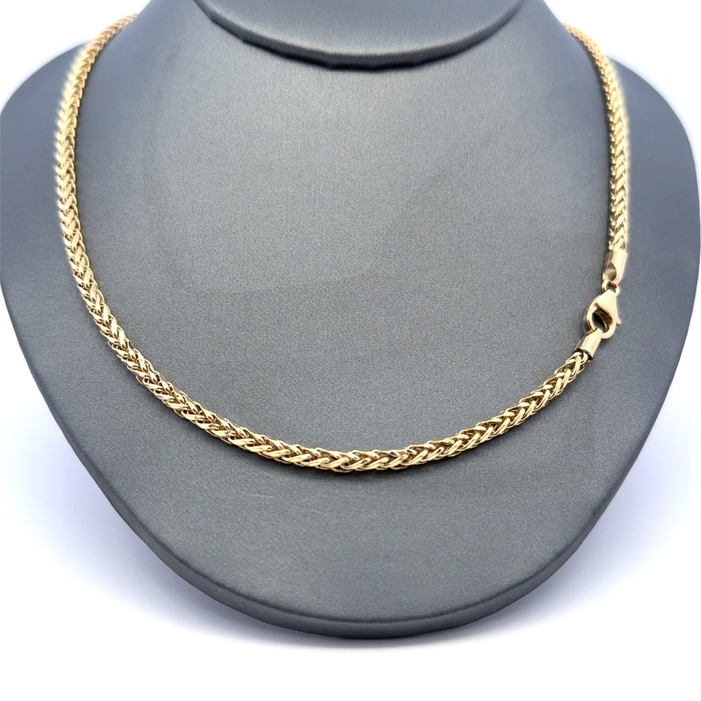 Chain Wheat Spiga Link 3mm 16" 10K