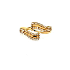 Ring Women's with CZ 7 1.5mm 10K