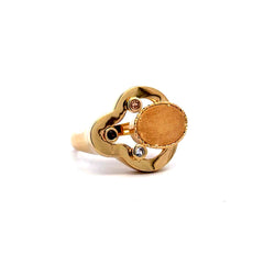 Ring Women’s Shapes & CZ 8 2.5mm 10K