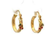 Earrings Fancy Hoops 16.5 3mm 10K