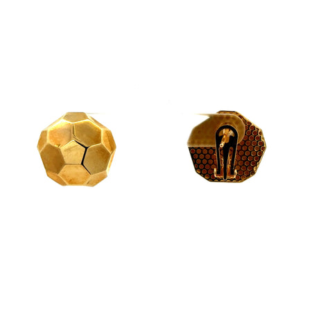 Earrings Omega Lock 18.5 18.5mm 10K