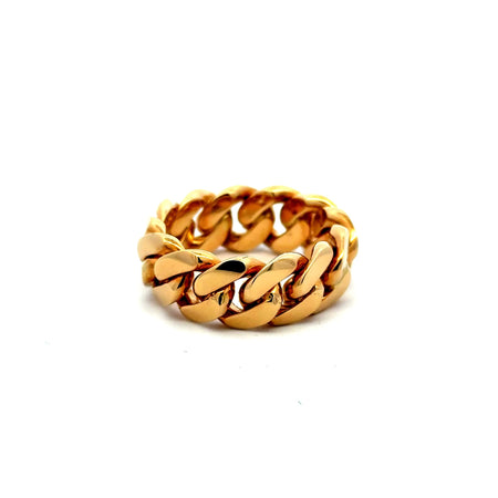 Ring Cuban Link 10 9mm 14K