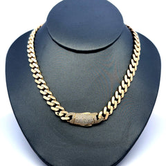 Chain Monaco 7.5mm 18" 10K