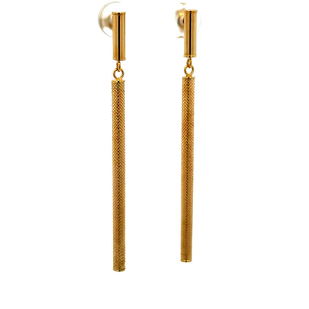 Earrings Pendant Bar 61 3mm 10K