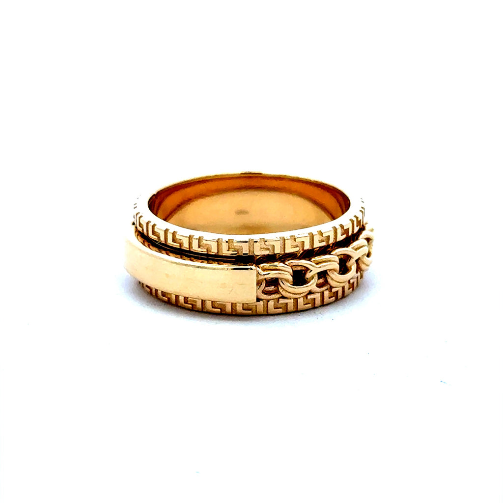 Ring Men’s Wedding Band 10.5 7.5mm 14K