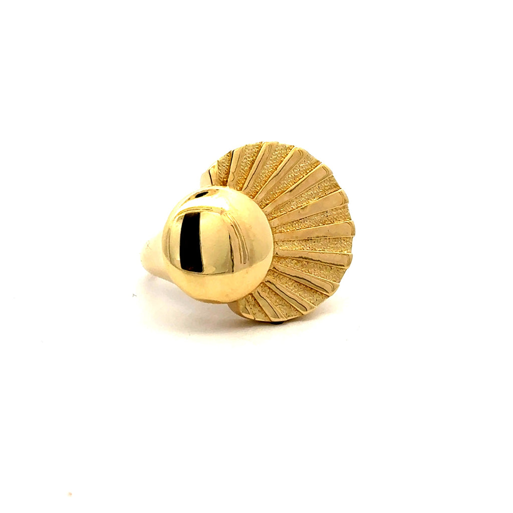 Ring Women's Bold Oversized 7.5 3mm 10K