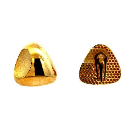 Earrings Omega Lock 18 18mm 14K