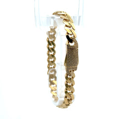 Bracelet Monaco 8mm 7.5" 10K
