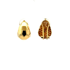 Earrings Omega 16.5 11.5mm 10K